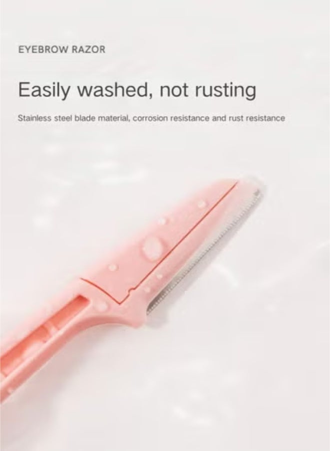 DeHuCg 3Pcs Eyebrow Razor Ladies Razor For Facial And Body Hair Trimmer Safety - Image 3
